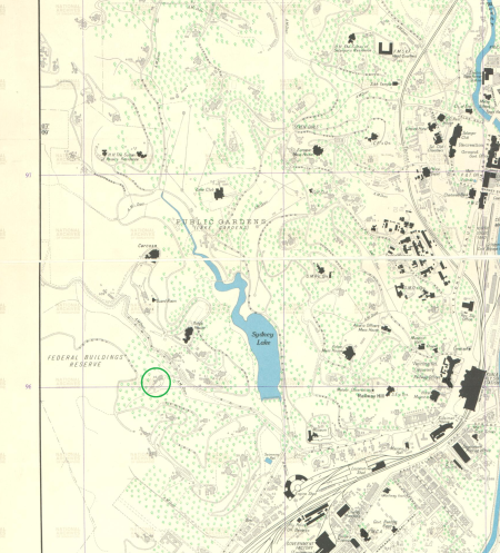 Peta Bukit Persekutuan, 1945