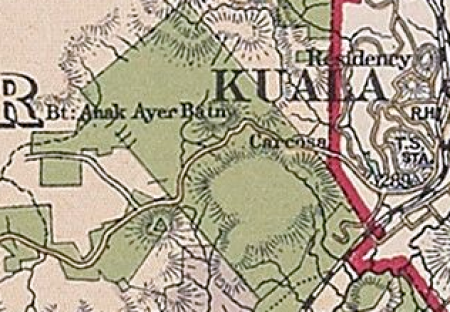 Peta sekitar Bungsar Estate, 1904