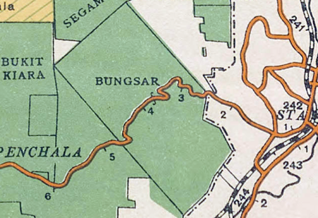 Peta sekitar Bungsar Estate, 1926