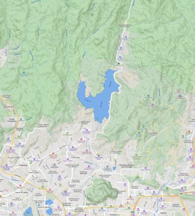 Peta lokasi Empangan Batu, 2026