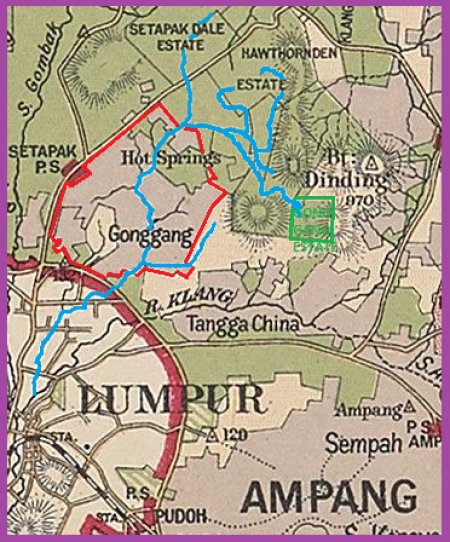 Peta Gonggang, 1904