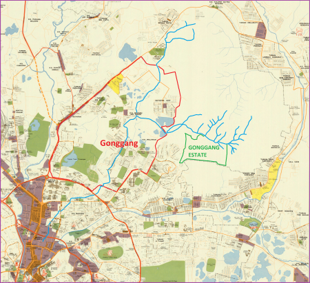 Peta Gonggang, 1982