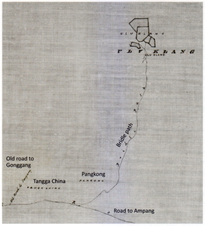 Kawasan perlombongan di Kuala Lumpur, 1886