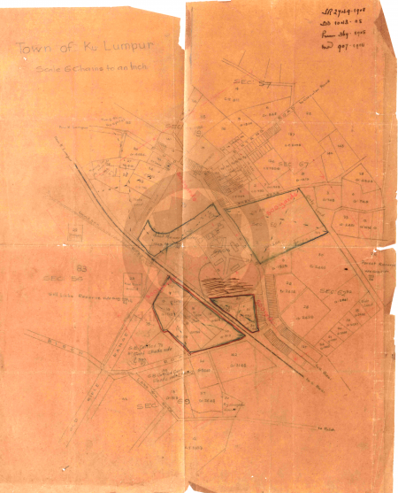 Peta sekitar Penjara Pudu (1908)